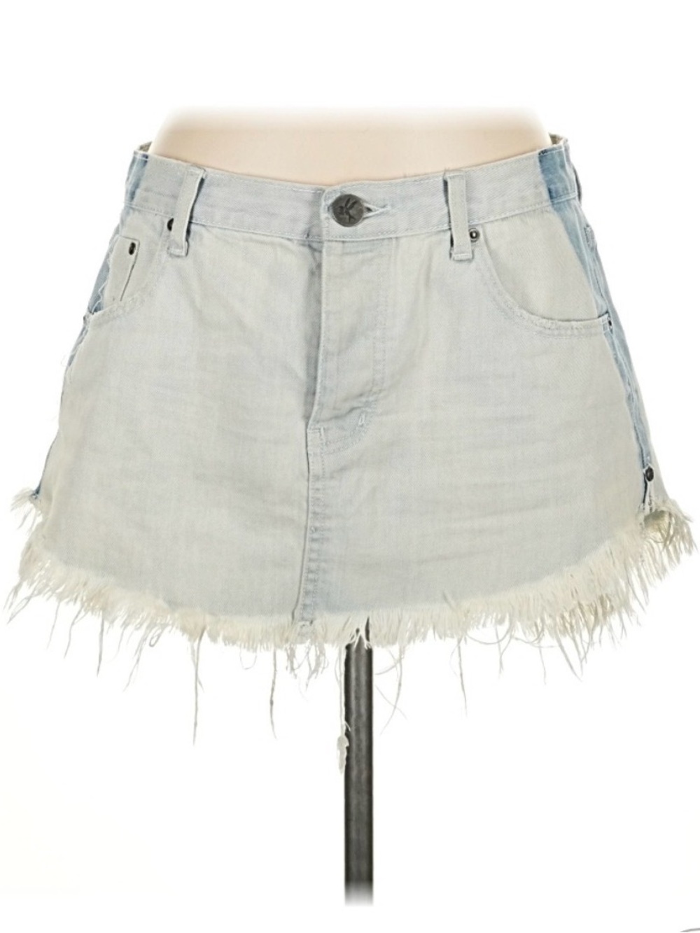 One Teaspoon Denim Skirt